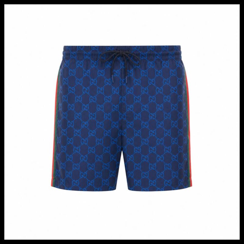 Gucci Men Nylon Gg Swimwear